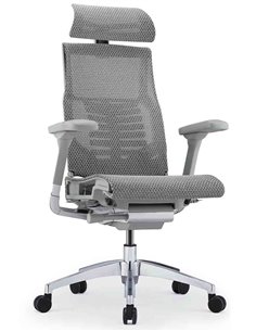 Кресло COMFORT POFIT 2 GREY с анатомической поддержкой