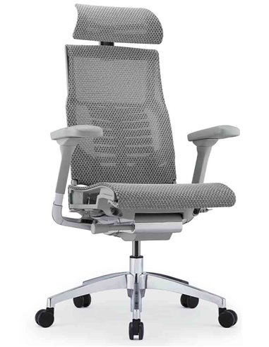 Крісло COMFORT POFIT 2 GREY з анатомічною підтримкою