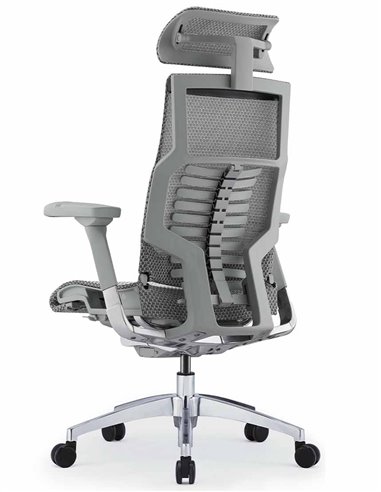 Крісло COMFORT POFIT 2 GREY з анатомічною підтримкою