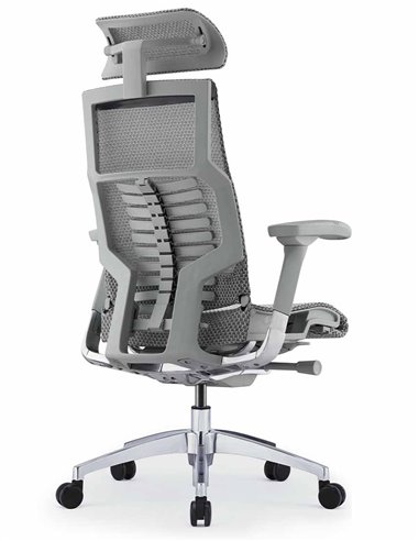 Крісло COMFORT POFIT 2 GREY з анатомічною підтримкою
