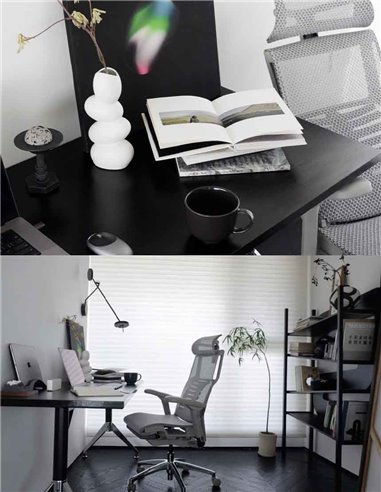 Крісло COMFORT POFIT 2 GREY з анатомічною підтримкою