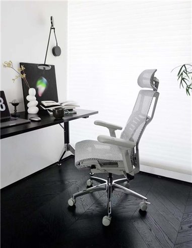 Крісло COMFORT POFIT 2 GREY з анатомічною підтримкою