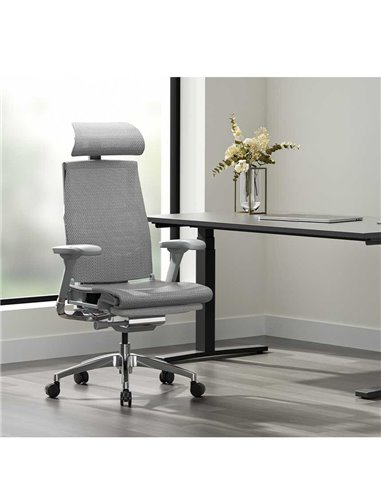 Крісло COMFORT POFIT 2 GREY з анатомічною підтримкою