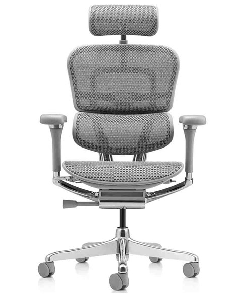 Кресло ERGOHUMAN LUXURY 2 (EHL2-AG-HAM-5D-L, сетка Т-168-B2 Natural), эргономичное