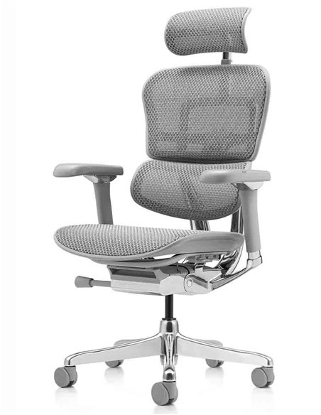 Кресло ERGOHUMAN LUXURY 2 (EHL2-AG-HAM-5D-L, сетка Т-168-B2 Natural), эргономичное