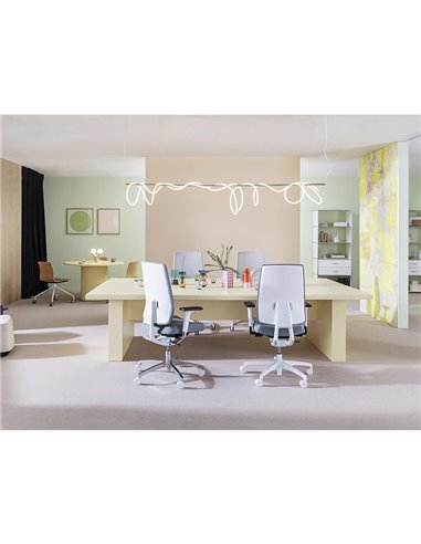 Кресло DAUPHIN INDEED ID 7056 WHITE эргономичное