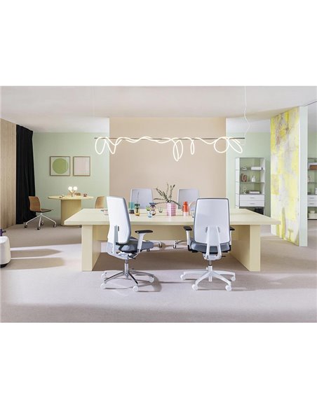 Кресло DAUPHIN INDEED ID 7056 WHITE эргономичное