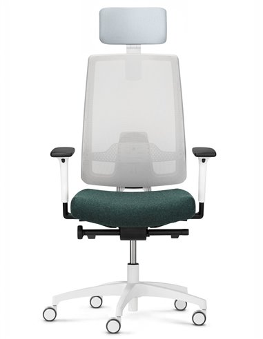 Кресло DAUPHIN INDEED ID 7058 WHITE эргономичное