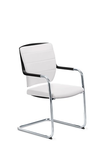 Кресло SEDUS CROSSLINE PRIME CN-283, для посетителя, кожаное