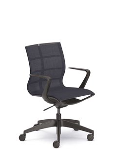 Кресло SEDUS SE:JOY EC-180 (BLACK+M79), с подлокотниками