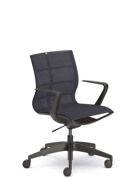 Кресло SEDUS SE:JOY EC-180 (BLACK+M79), с подлокотниками
