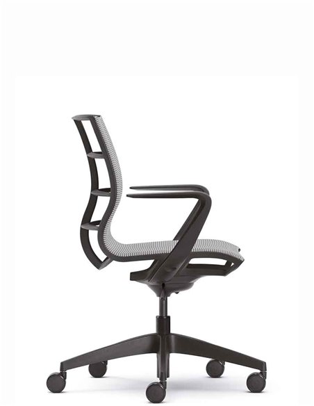 Кресло SEDUS SE:JOY EC-180 (BLACK+M78), с подлокотниками