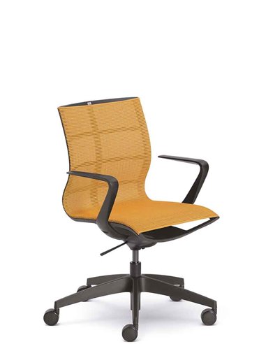 Кресло SEDUS SE:JOY EC-180 (BLACK+M75), с подлокотниками