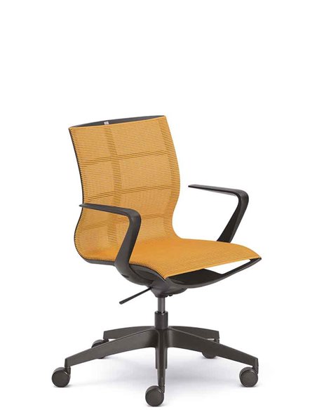 Кресло SEDUS SE:JOY EC-180 (BLACK+M75), с подлокотниками