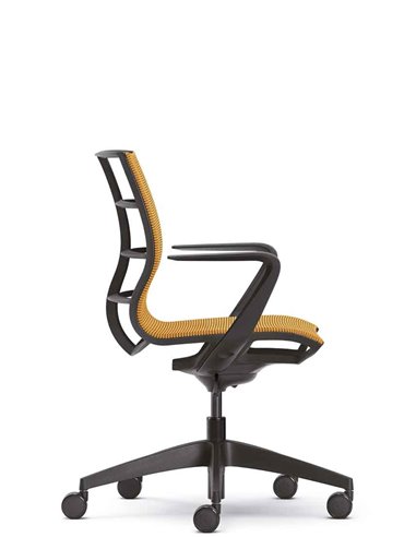 Кресло SEDUS SE:JOY EC-180 (BLACK+M75), с подлокотниками