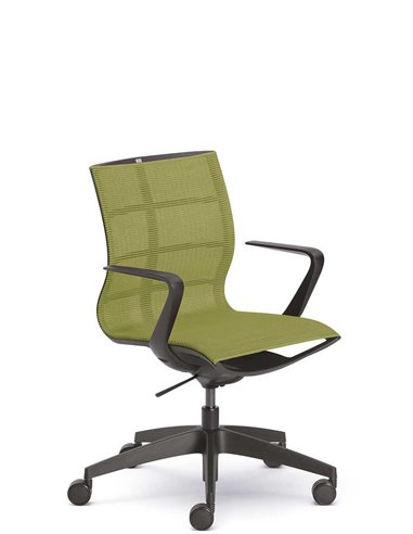 Кресло SEDUS SE:JOY EC-180 (BLACK+M72), с подлокотниками