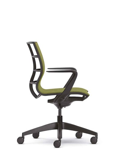Кресло SEDUS SE:JOY EC-180 (BLACK+M72), с подлокотниками