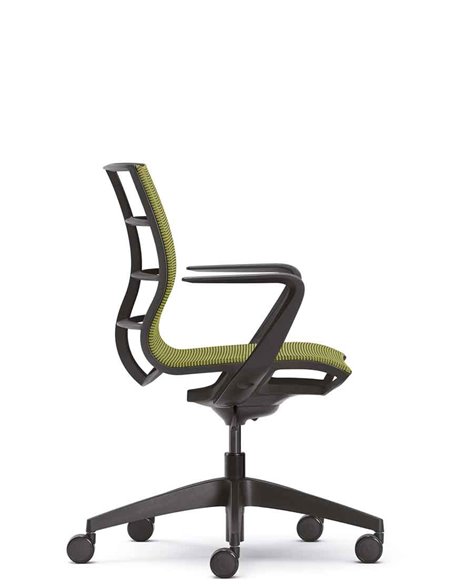 Кресло SEDUS SE:JOY EC-180 (BLACK+M72), с подлокотниками