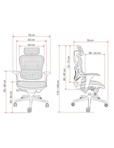 Кресло ERGOHUMAN PLUS LUXURY (EHPL-AB-HAM) компьютерное