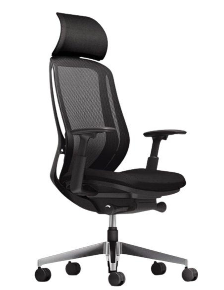 Кресло OKAMURA SYLPHY EXTRA HIGH BLACK для руководителя, сетка
