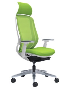 Кресло OKAMURA SYLPHY EXTRA HIGH WHITE для руководителя