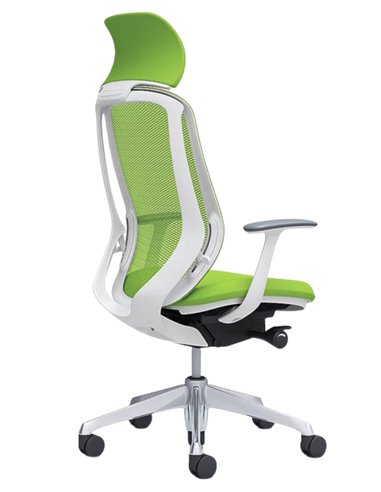 Кресло OKAMURA SYLPHY EXTRA HIGH WHITE для руководителя
