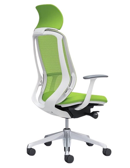 Кресло OKAMURA SYLPHY EXTRA HIGH WHITE для руководителя