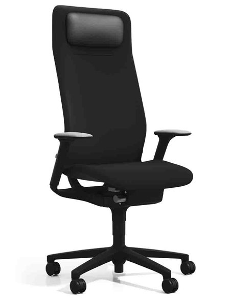 Кресло руководителя WILKHAHN AT 187/9 BLACK, тканевое