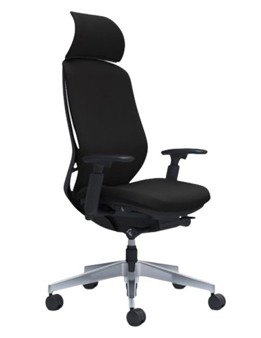Кресло OKAMURA SYLPHY EXTRA HIGH FABRIC BLACK для руководителя