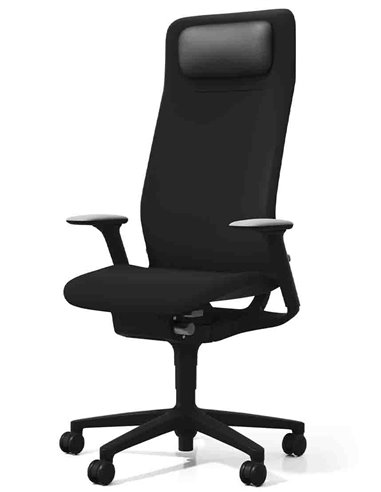 Кресло руководителя WILKHAHN AT 187/9 BLACK, тканевое