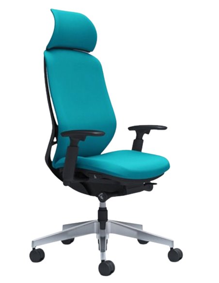 Кресло OKAMURA SYLPHY EXTRA HIGH FABRIC BLACK для руководителя