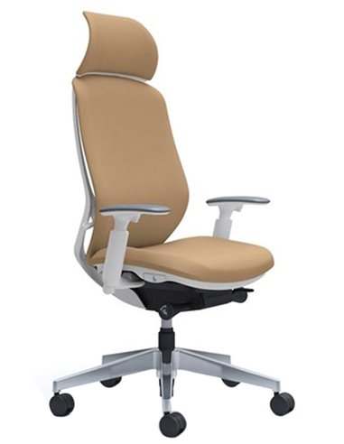 Кресло OKAMURA SYLPHY EXTRA HIGH FABRIC WHITE для руководителя
