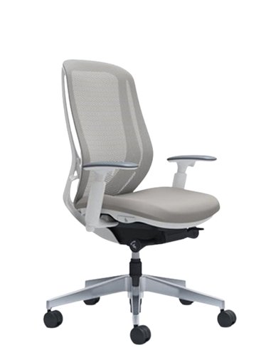 Кресло OKAMURA SYLPHY HIGH BACK WHITE для персонала