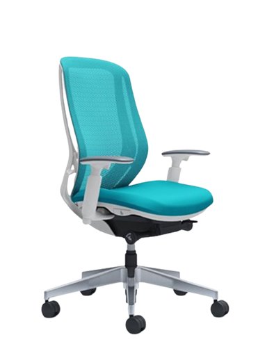 Кресло OKAMURA SYLPHY HIGH BACK WHITE для персонала