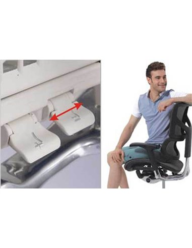 Кресло HOOKAY SAIL 2 GREY (SA2M01-G), для руководителя, эргономичное