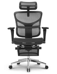 Кресло HOOKAY SAIL 2 BLACK (RSA2M01), эргономичное, с подставкой под ноги 2