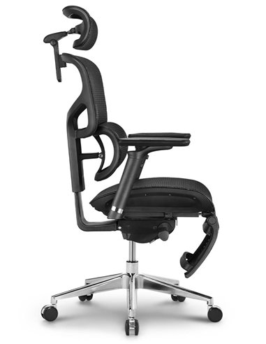 Кресло HOOKAY SAIL 2 BLACK (RSA2M01), эргономичное, с подставкой под ноги