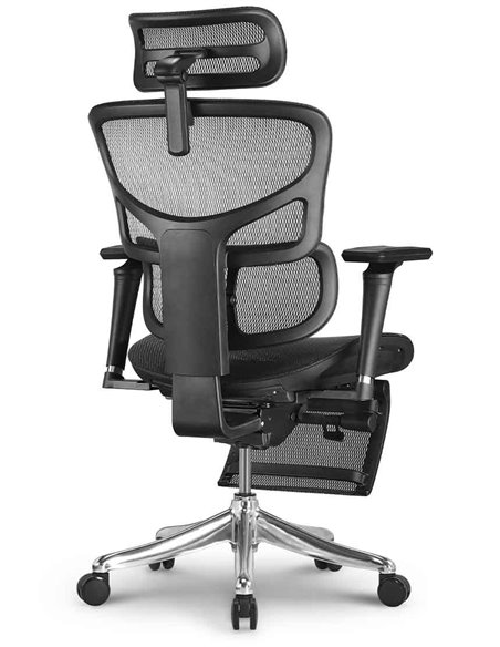 Кресло HOOKAY SAIL 2 BLACK (RSA2M01), эргономичное, с подставкой под ноги