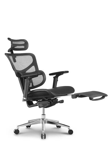 Кресло HOOKAY SAIL 2 BLACK (RSA2M01), эргономичное, с подставкой под ноги