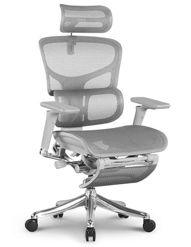 Кресло HOOKAY SAIL 2 GREY (RSA2M01-G), эргономичное, с подставкой под ноги
