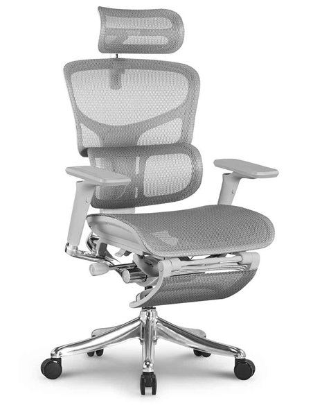 Кресло HOOKAY SAIL 2 GREY (RSA2M01-G), эргономичное, с подставкой под ноги