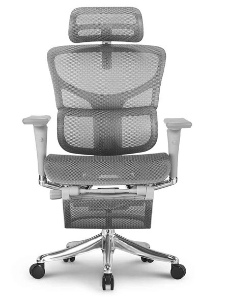 Кресло HOOKAY SAIL 2 GREY (RSA2M01-G), эргономичное, с подставкой под ноги