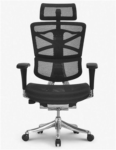 Кресло HOOKAY SHARP BLACK (HSRM01), для руководителя, эргономичное