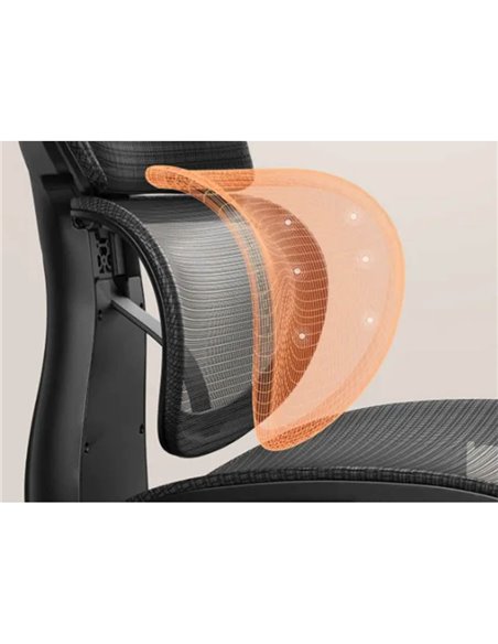 Кресло HOOKAY SHARP GREY (HSRM01-G), для руководителя, эргономичное