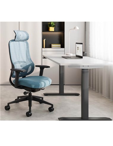 Кресло KRESLALUX S3-BH BLACK, эргономичное