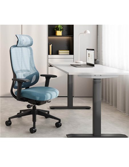 Кресло KRESLALUX S3-BH BLACK, эргономичное