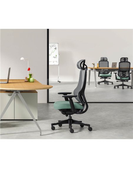 Кресло KRESLALUX S3-BH BLACK, эргономичное