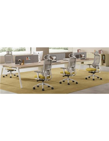 Кресло KRESLALUX S3-GH GREY, эргономичное