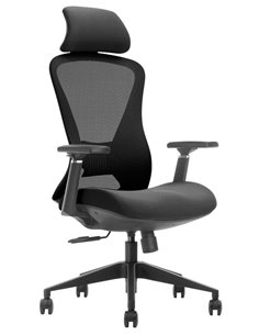 Кресло KRESLALUX K2-BH BLACK, эргономичное