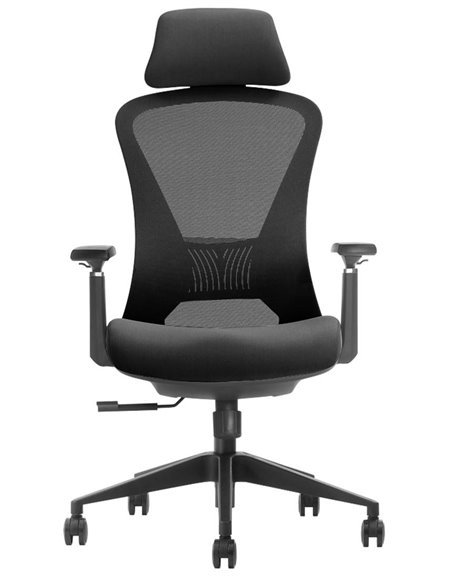 Кресло KRESLALUX K2-BH BLACK, эргономичное